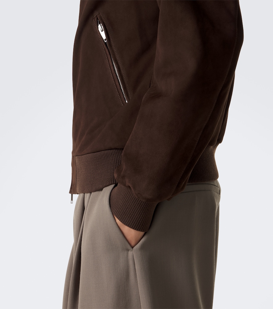 Didier Suede Bomber Jacket