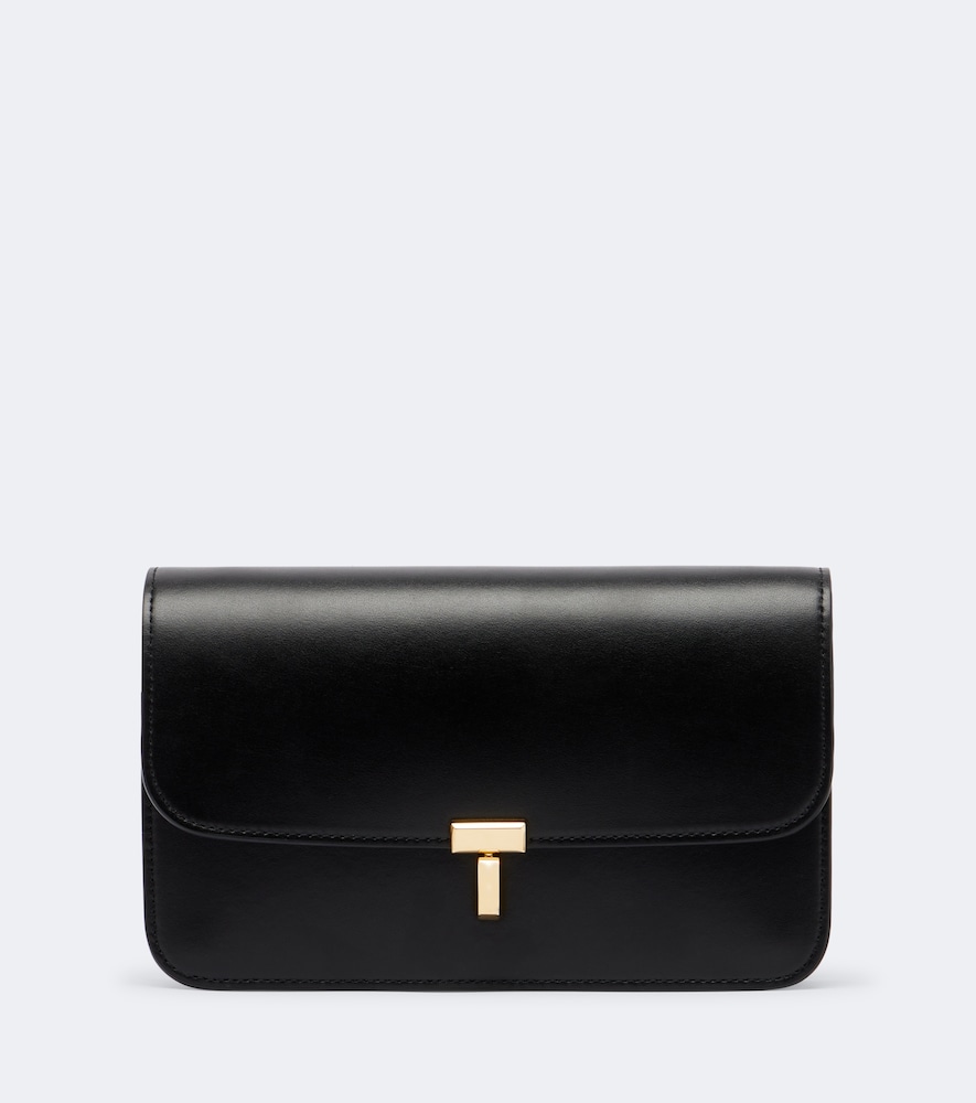 Crossbody Bag T-Lock aus Leder