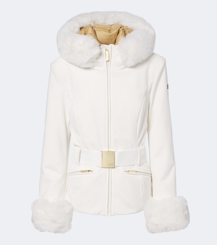 Prezioso Belted Hooded Technical Ski Jacket