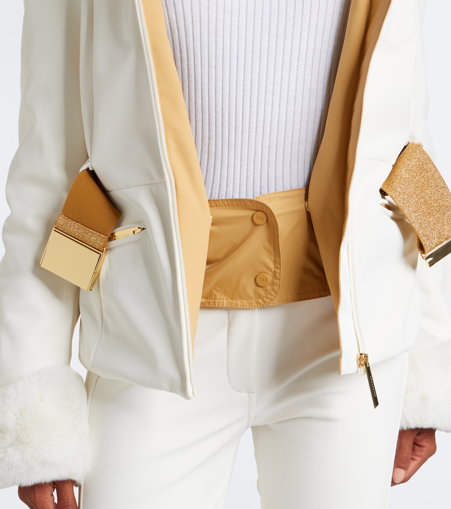 Prezioso Belted Hooded Technical Ski Jacket