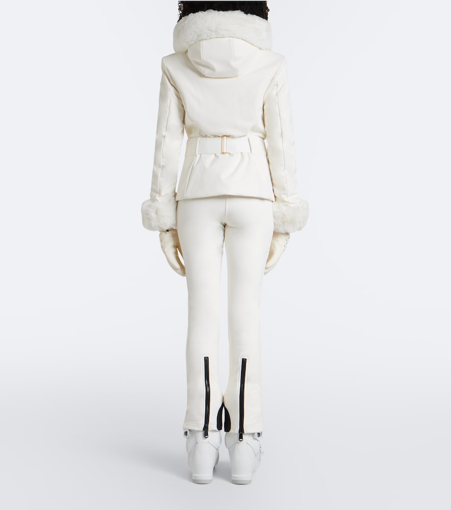 Prezioso Belted Hooded Technical Ski Jacket
