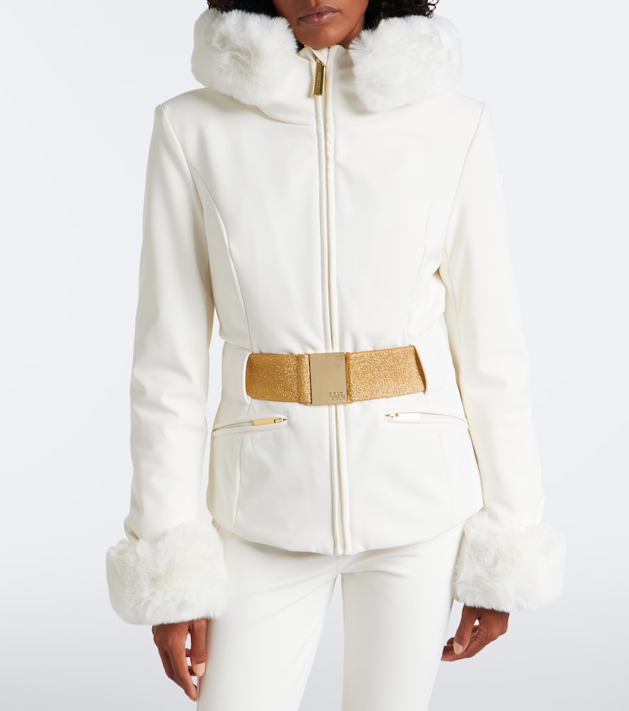 Prezioso Belted Hooded Technical Ski Jacket