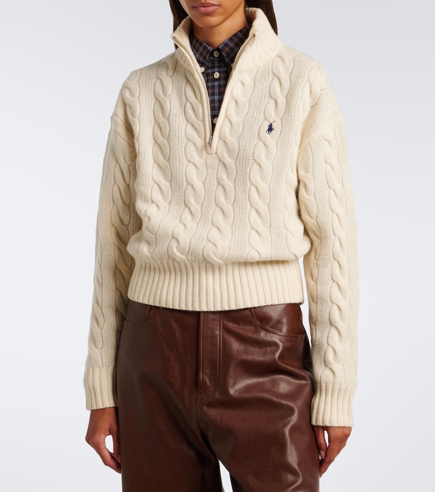 Polo Ralph Lauren Cable-Knit Wool And Cashmere Sweater