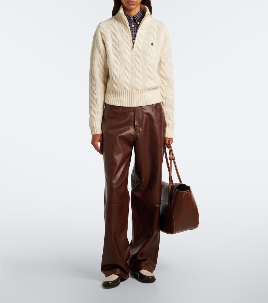 Polo Ralph Lauren Cable-Knit Wool And Cashmere Sweater