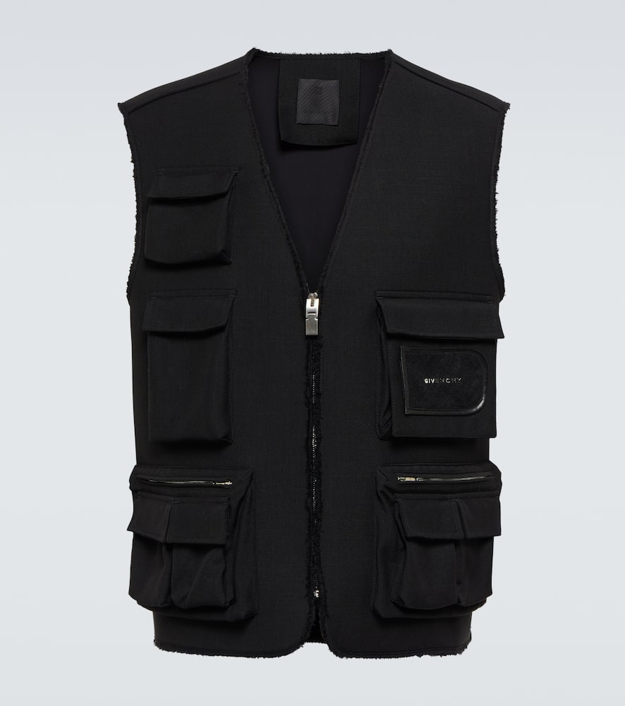 Givenchy Wool and mohair technical vest