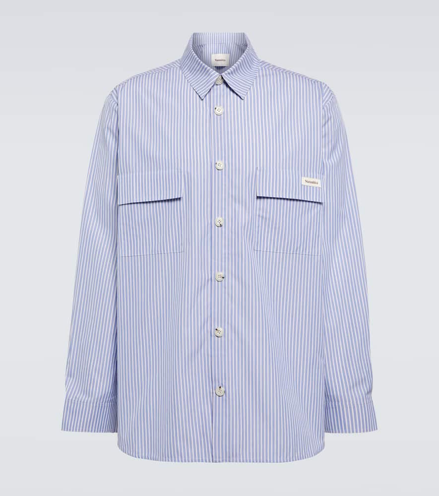 Nanushka Jari striped shirt