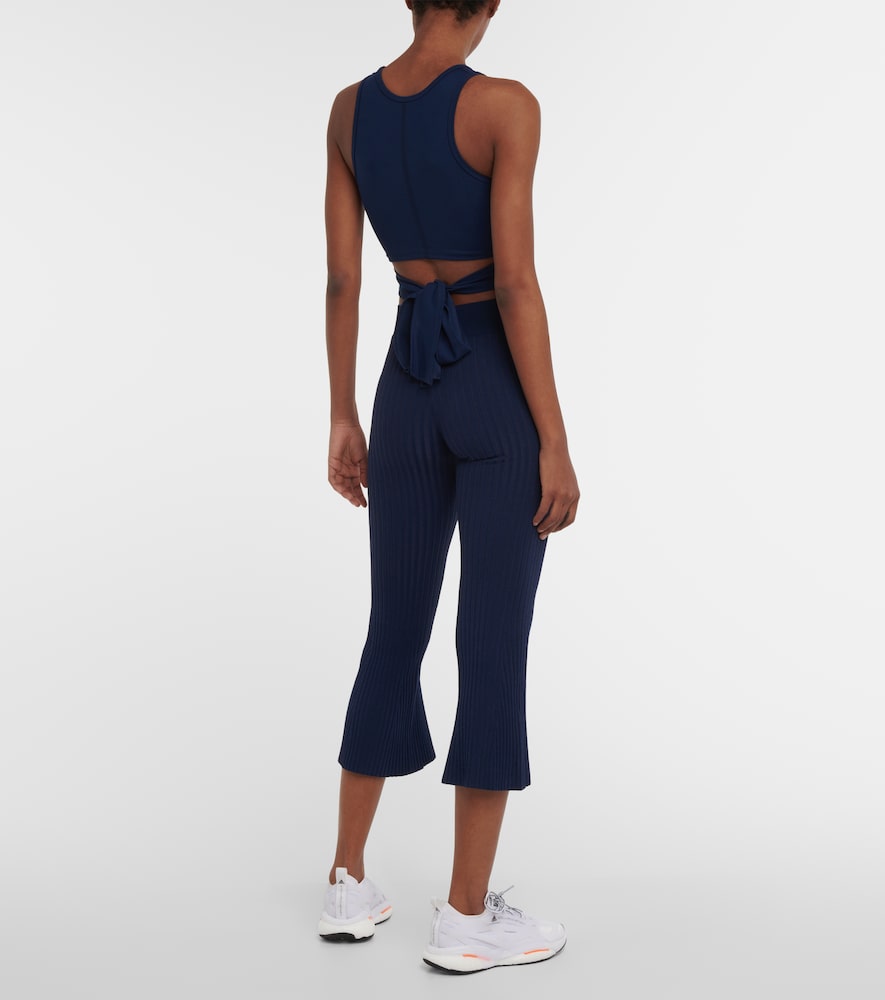  Live The Process Live The Process Atlas Ribbed-knit Flared Pants 