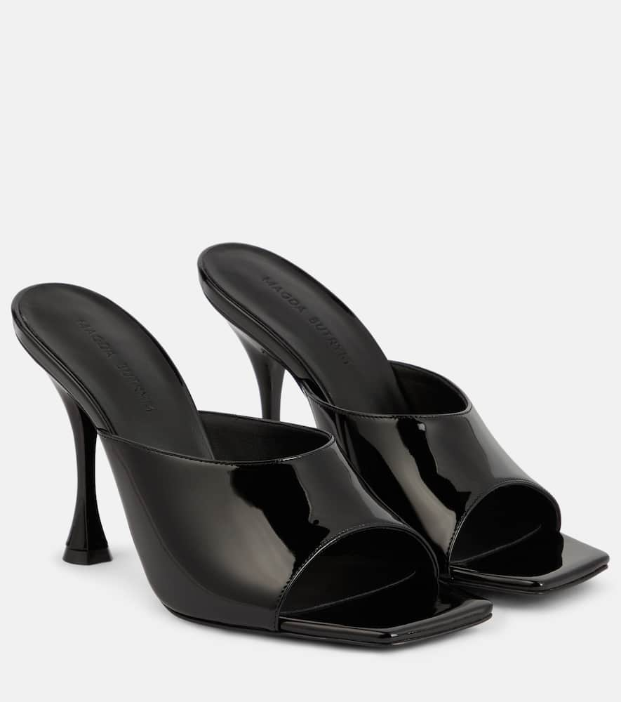 Magda Butrym Crystal-embellished Mules In Black