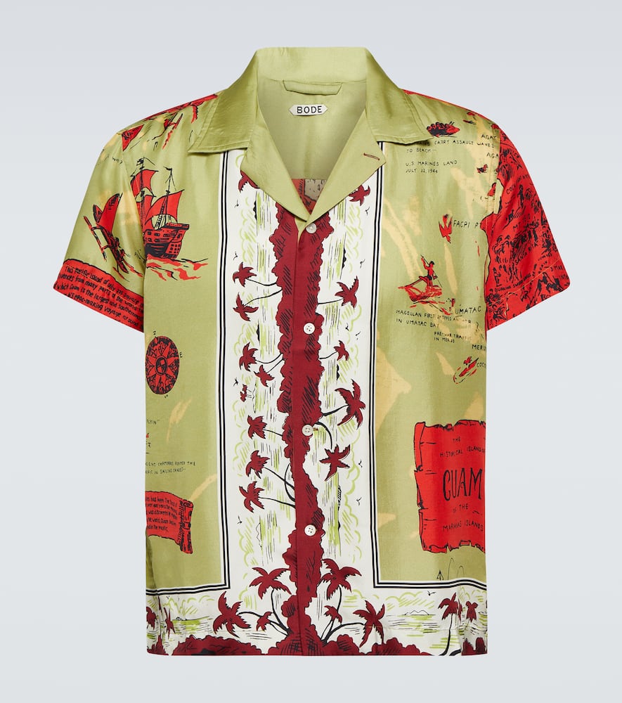 Bode Printed silk shirt