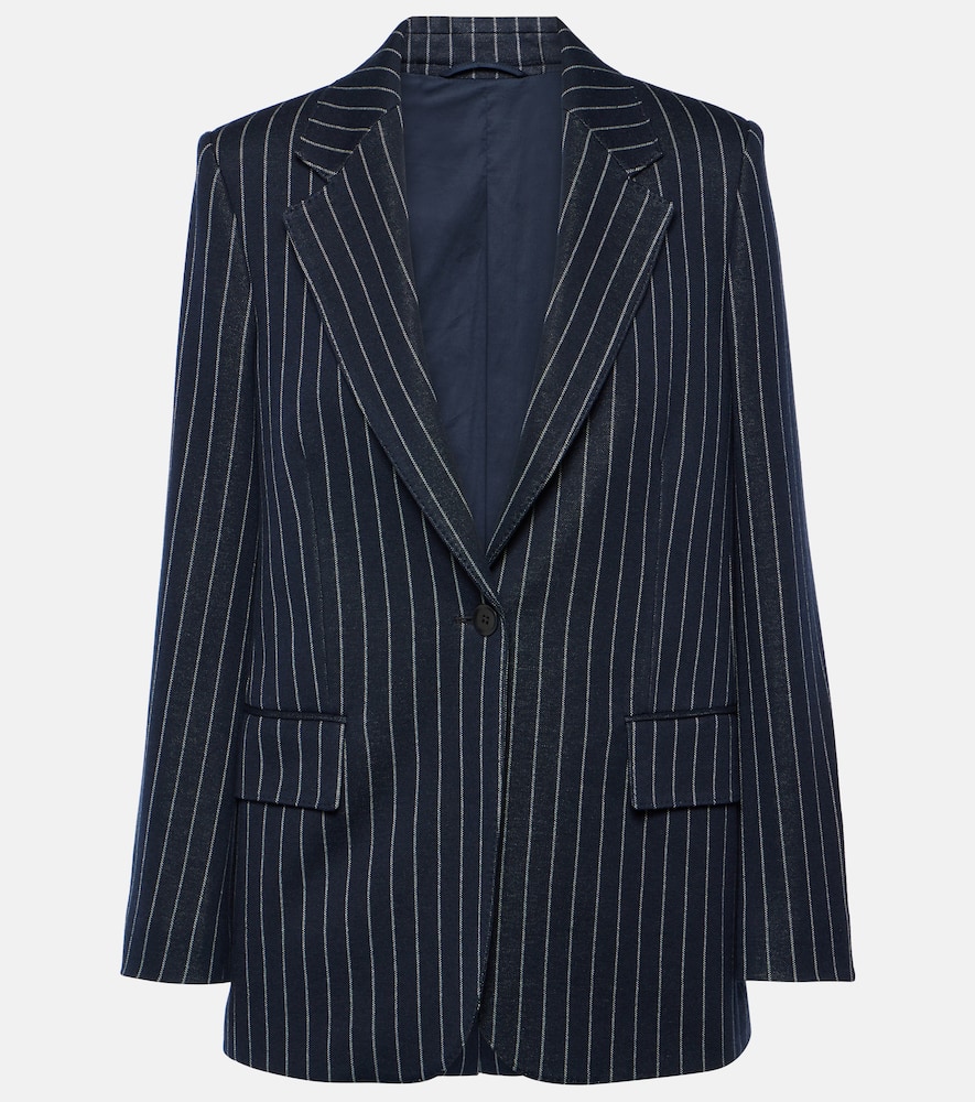 Max Mara Aceri pinstripe jersey blazer