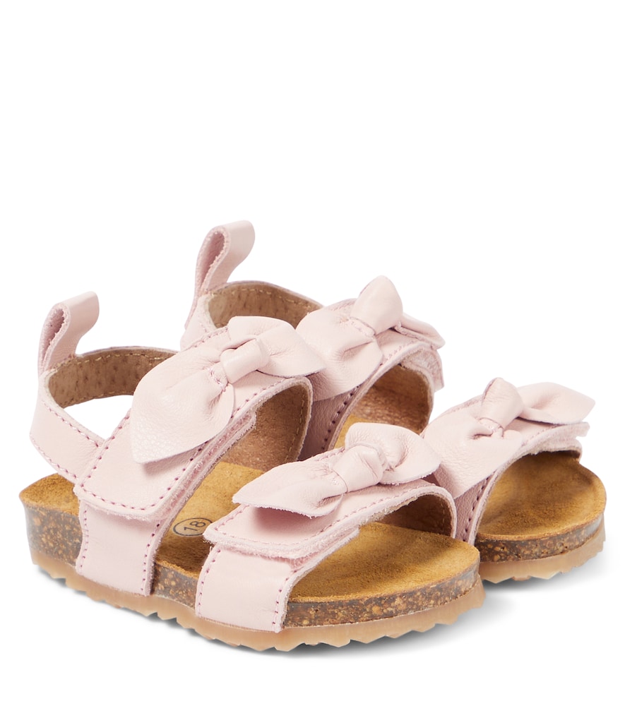 PePe PèPè Baby bow-detail leather sandals