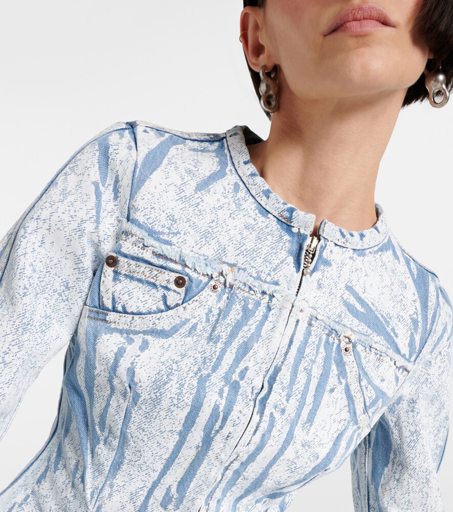Printed Denim Jacket