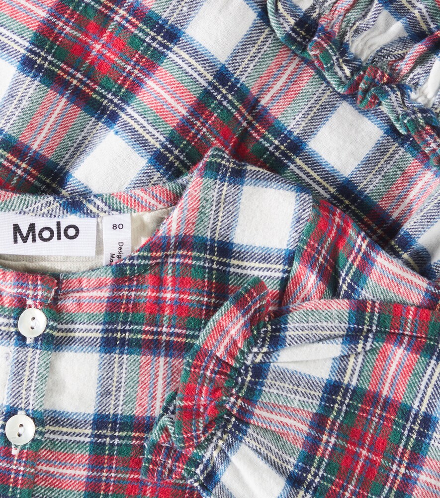  Molo Molo Vestido Cele De Algodón A Cuadros 
