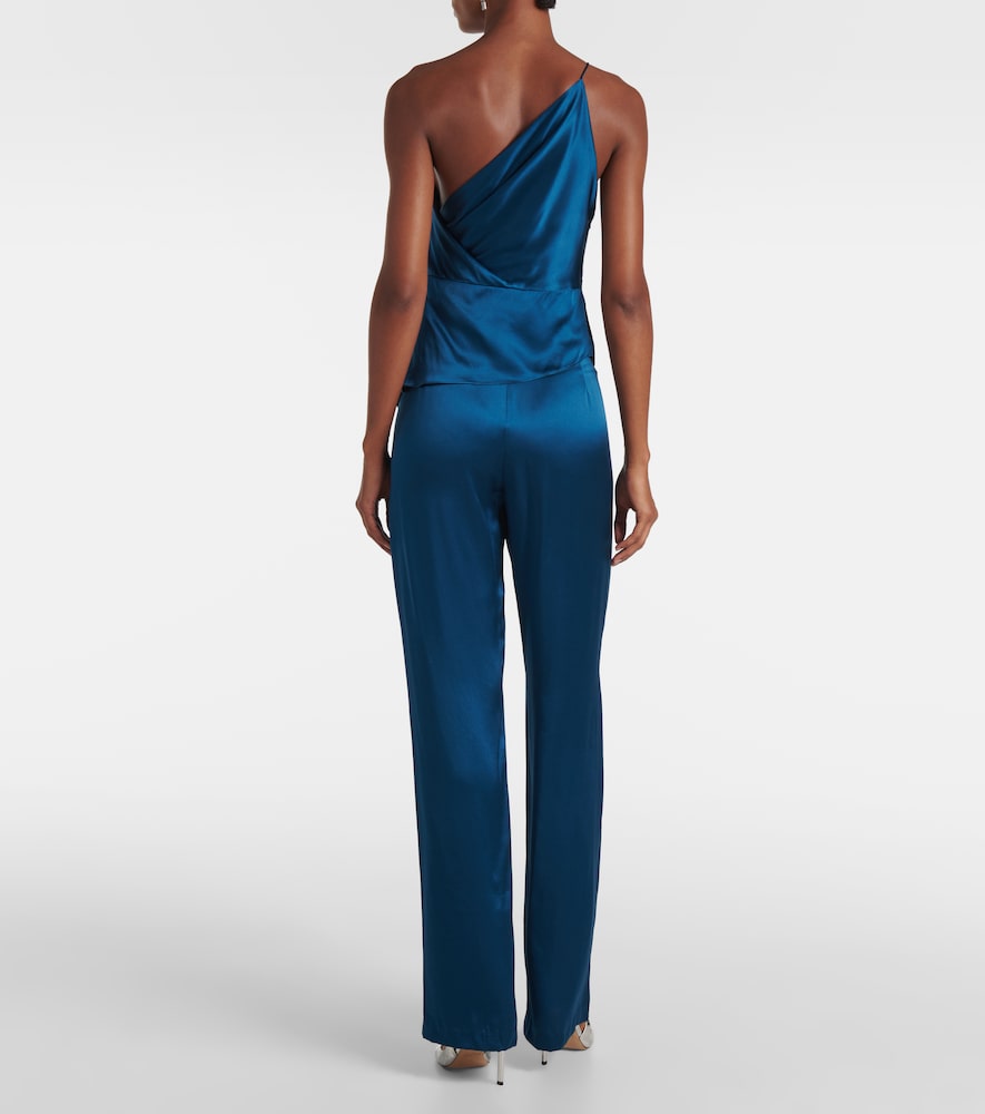  The Sei The Sei Gathered Silk Satin Top 