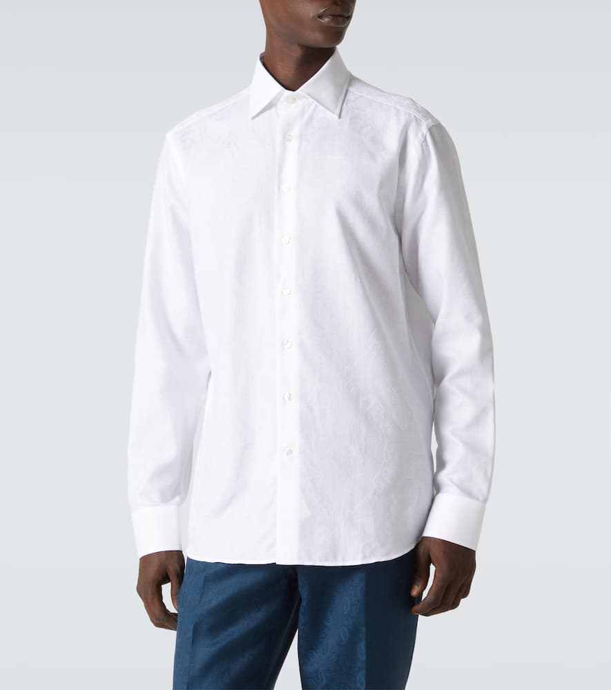 ETRO ROMA COTTON JACQUARD SHIRT