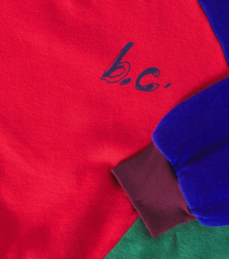 Bobo Choses Rewneck Long-sleeve Organic-cotton Sweatshirt Sweat 2-11 Years Multicolo In Multicoloured