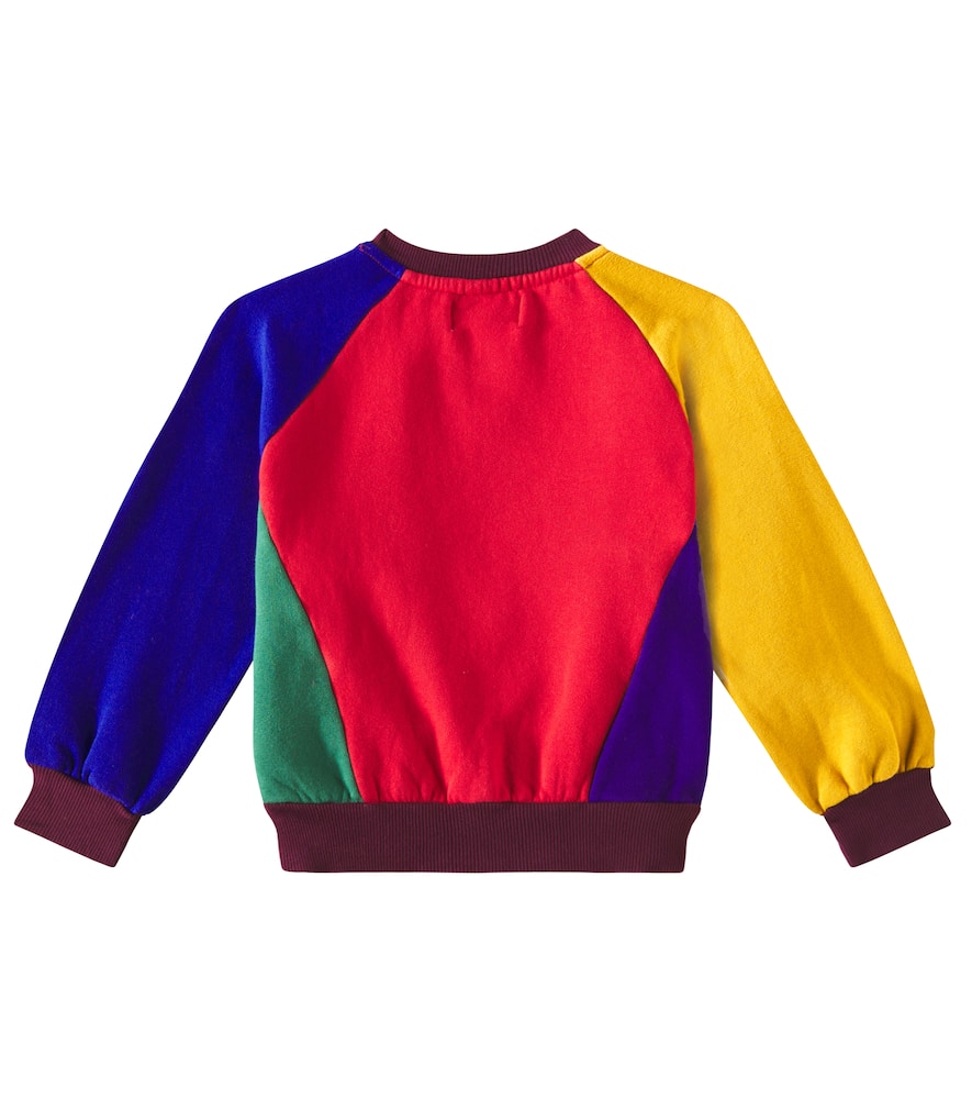 Bobo Choses Rewneck Long-sleeve Organic-cotton Sweatshirt Sweat 2-11 Years Multicolo In Multicoloured