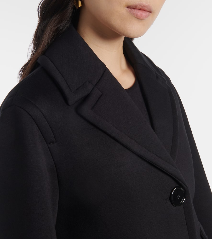 S Max Mara Coat Classic Front Pockets In Black
