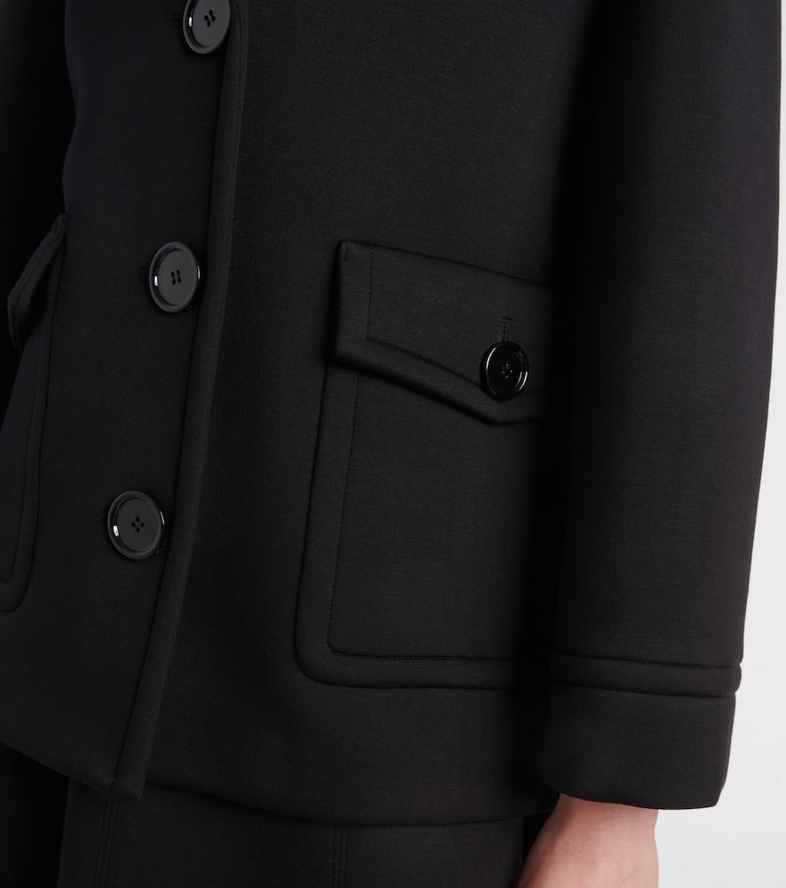 S Max Mara Coat Classic Front Pockets In Black