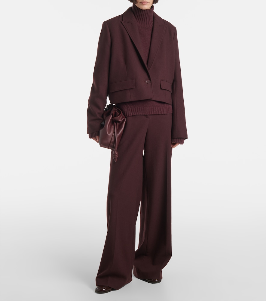 Joseph Cropped single-breasted wool jacket