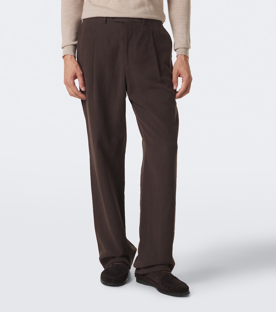 Amo Linen Canvas Suit Pants