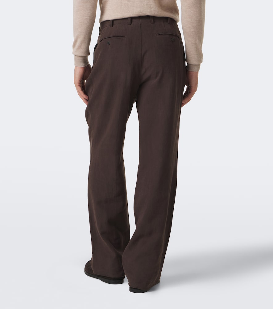 Amo Linen Canvas Suit Pants