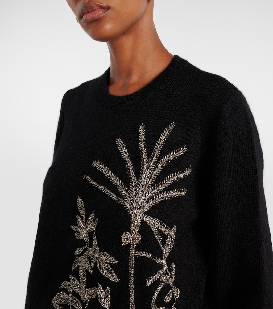 Costarellos Noemie Embellished Sweater In Black