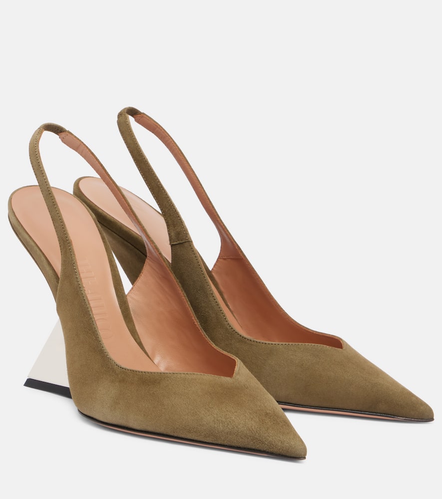 Cheope 105 suede slingback pumps