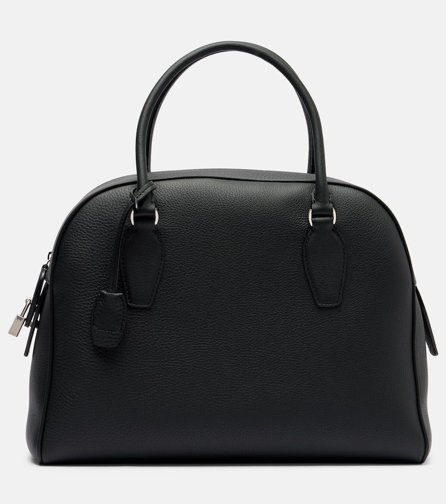 The Row India 12 Leather Tote Bag In Green