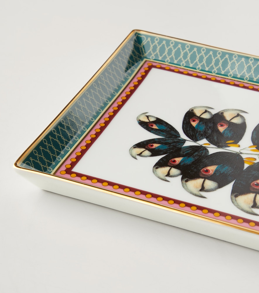  La Doublej La Doublej Parrotstem Porcelain Decorative Tray 