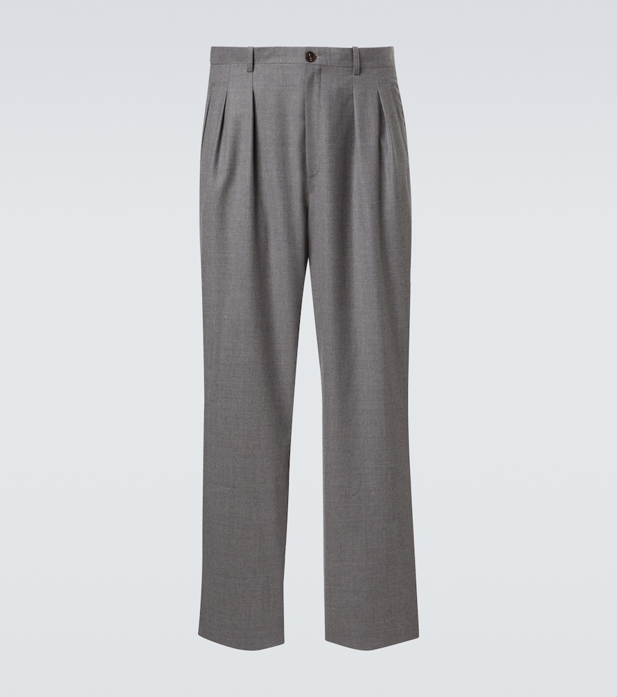 The Row Pantalon droit Corley en laine vierge