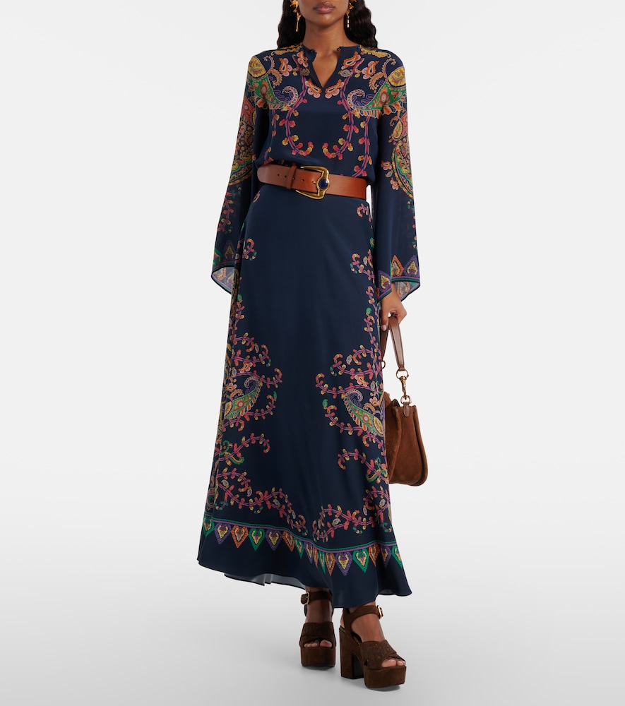  Etro Etro Paisley Printed Silk Blouse 