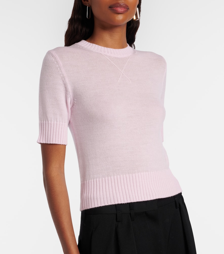 Jil Sander Plus Virgin Wool Sweater In Pink