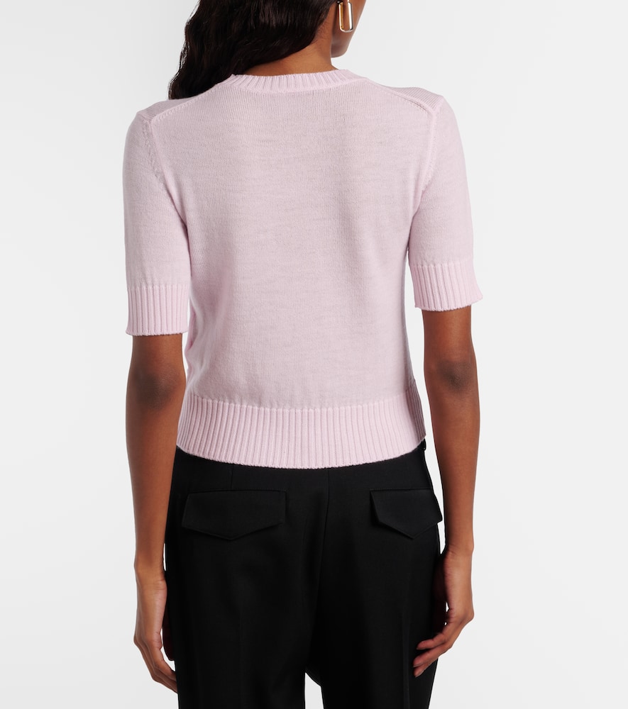 Jil Sander Plus Virgin Wool Sweater In Pink