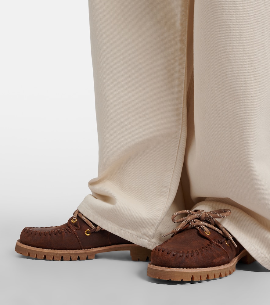 Golden Goose Cruise beaded suede boat shoes