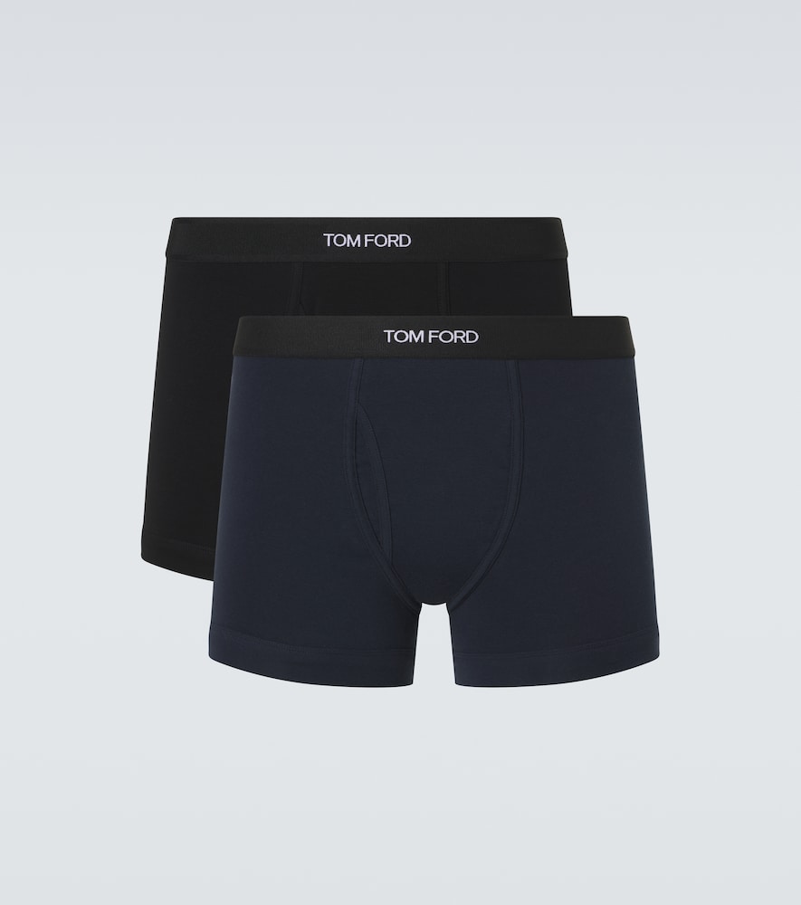 TOM FORD Tom Ford Set of 2 cotton-blend briefs　Tom Ford コットンブレンド ブリーフ 2 枚セット