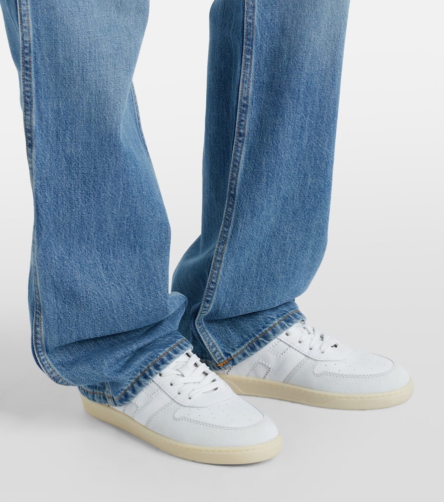 Hogan Hogan H641 leather and suede sneakers
