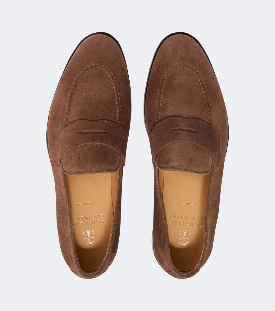  Brunello Cucinelli Brunello Cucinelli Loafers Aus Veloursleder 