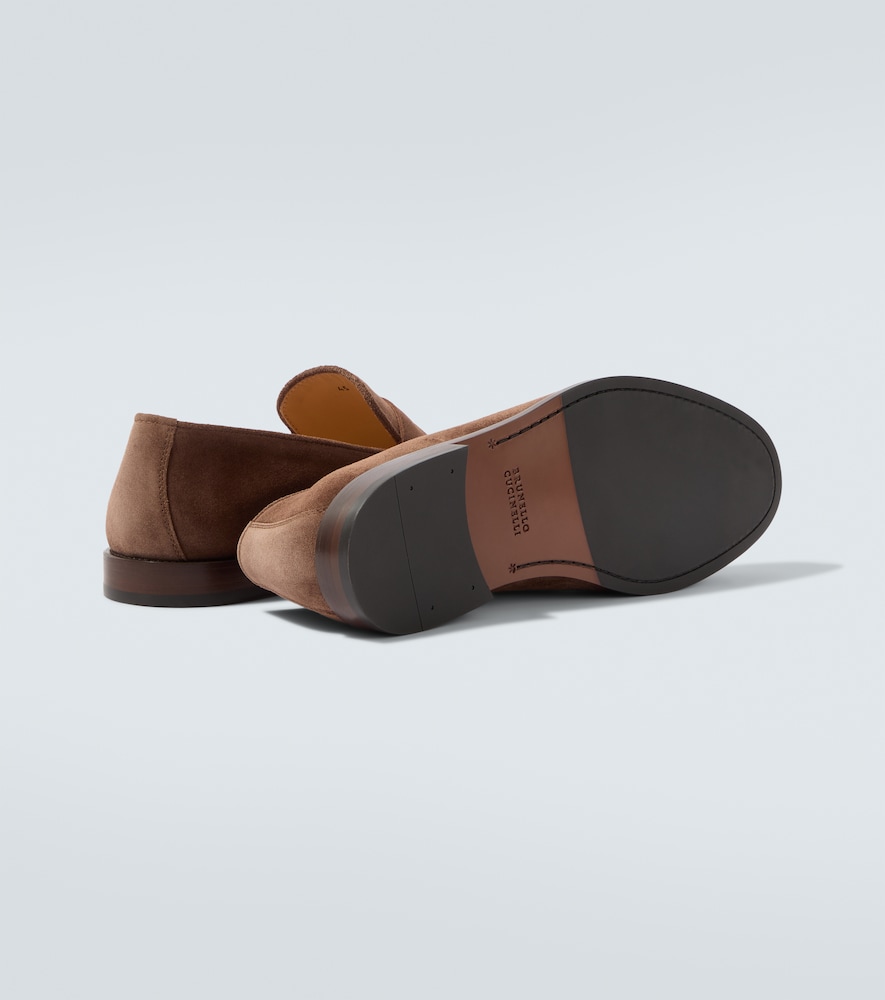  Brunello Cucinelli Brunello Cucinelli Loafers Aus Veloursleder 