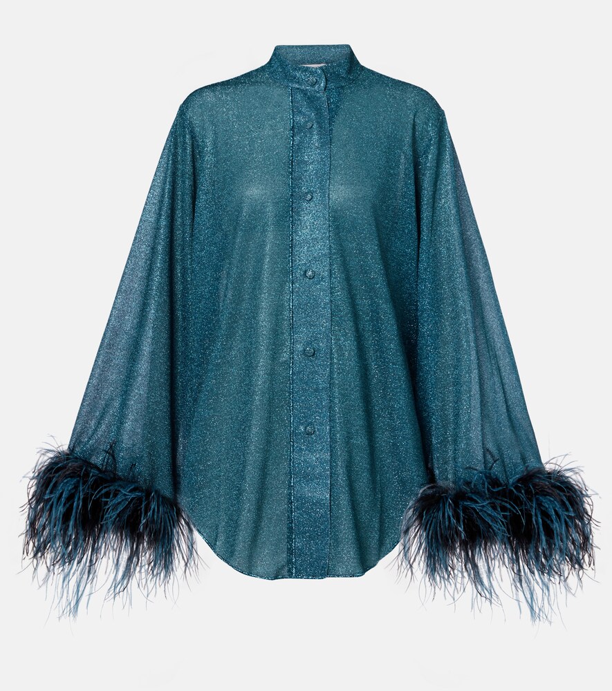 Oséree Lumière Plumage shirt