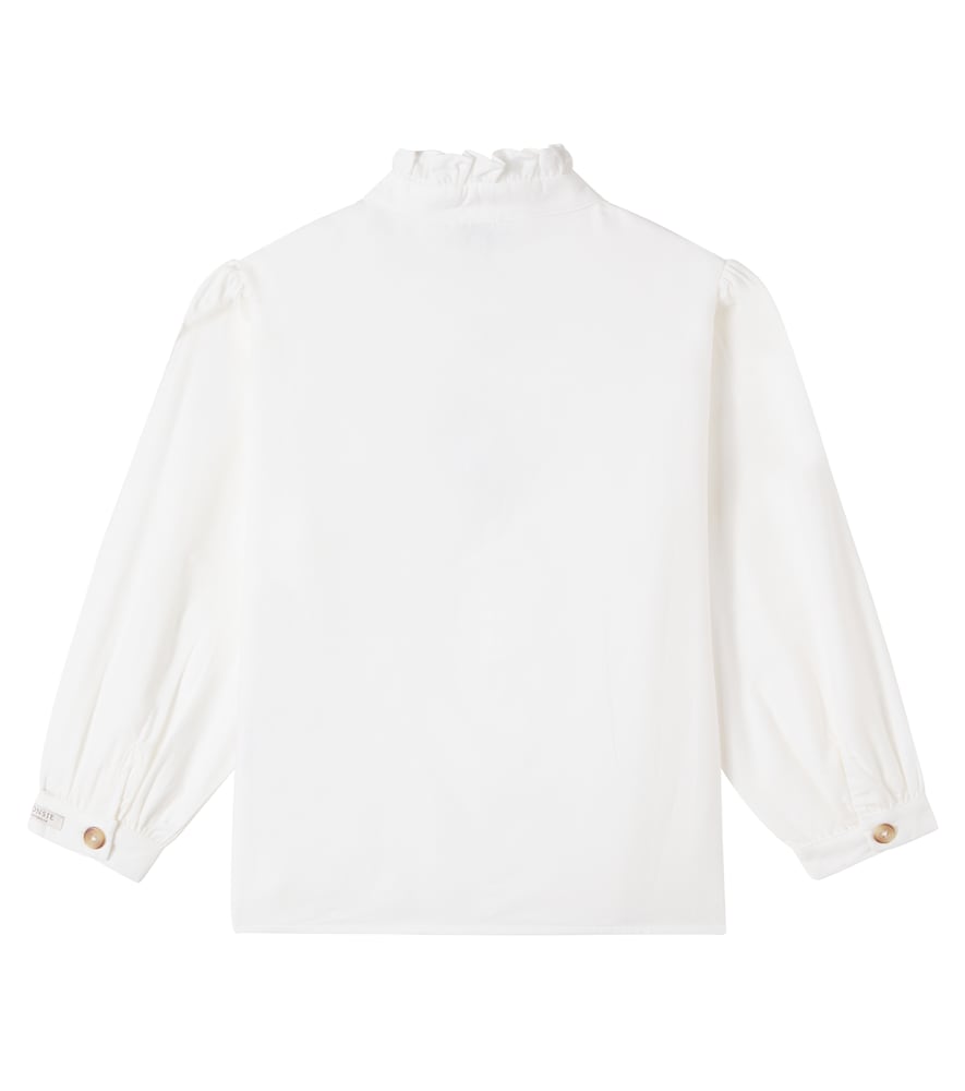  Donsje Donsje Fini Ruffled Cotton Blouse 