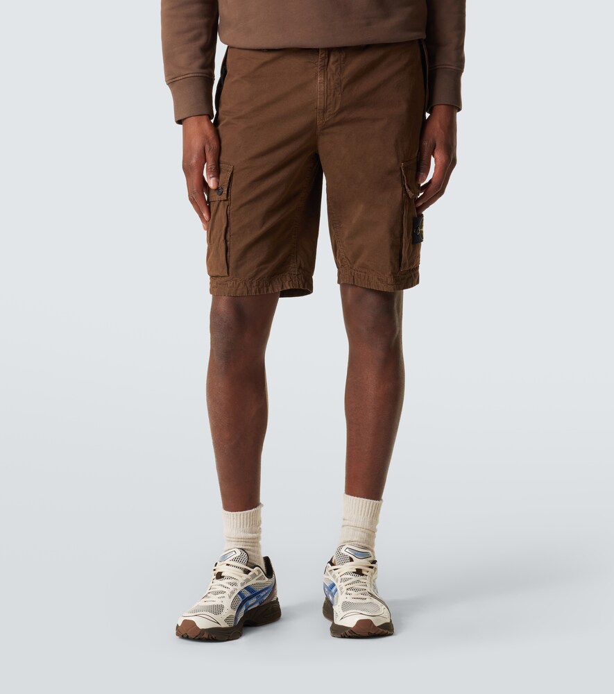  Stone Island Stone Island Cargo-shorts Compass Aus Baumwoll-canvas 