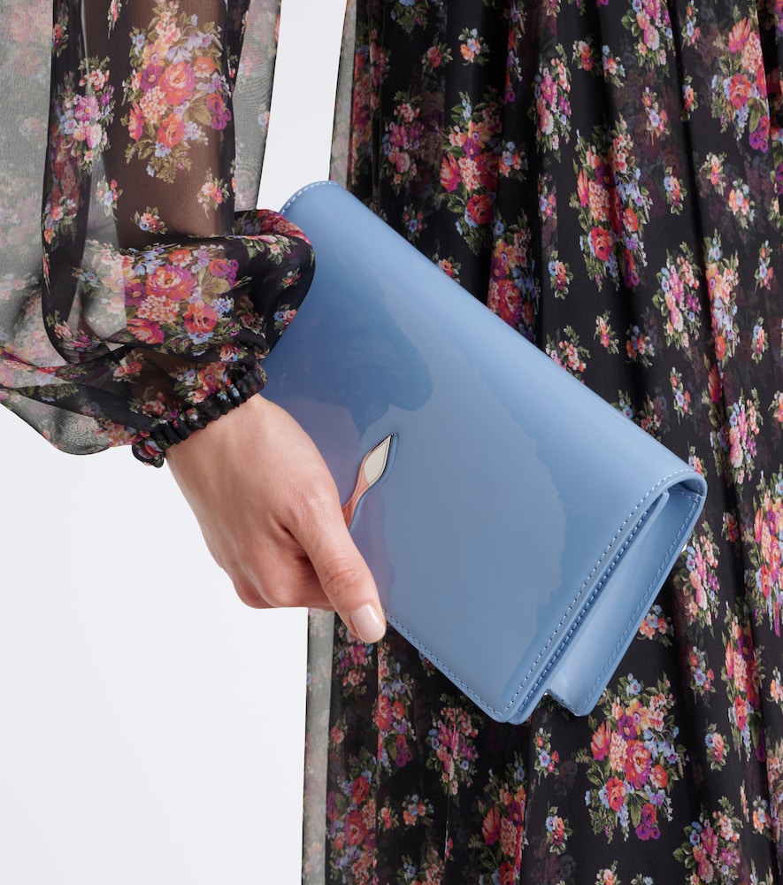 Christian Louboutin Bettina patent leather clutch