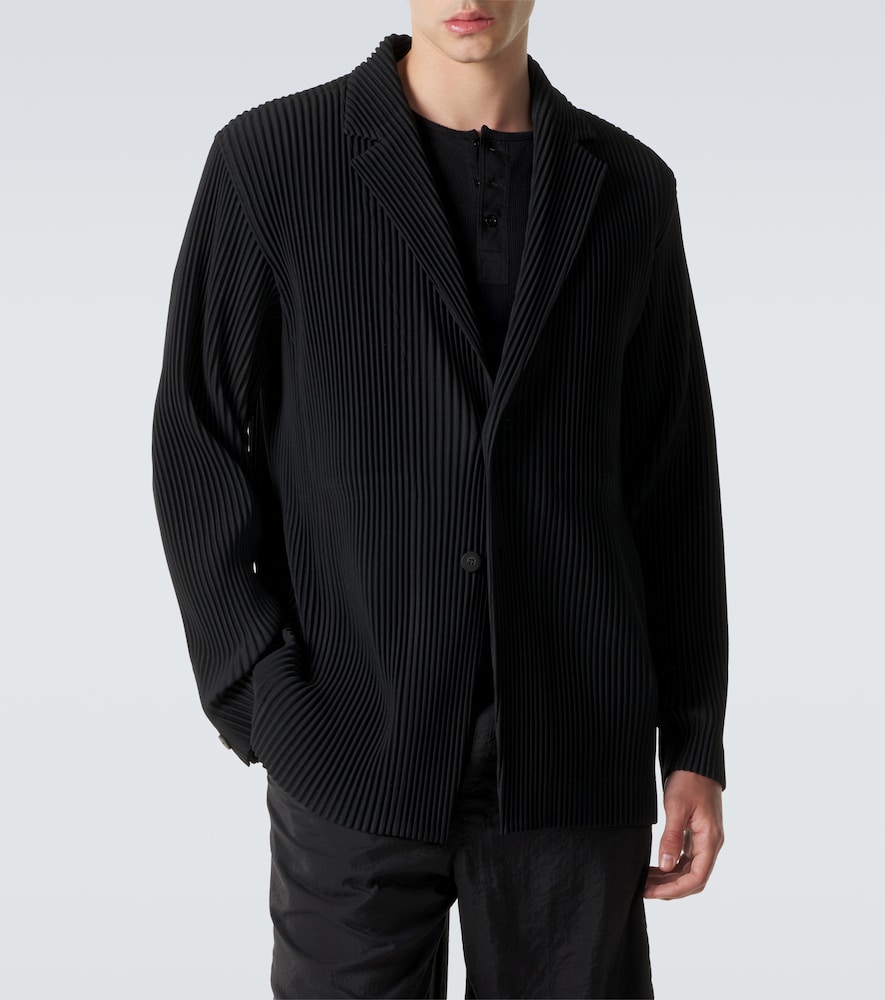  Homme Plisse Issey Miyake Homme Plissé Issey Miyake Basics Blazer Mit Falten 