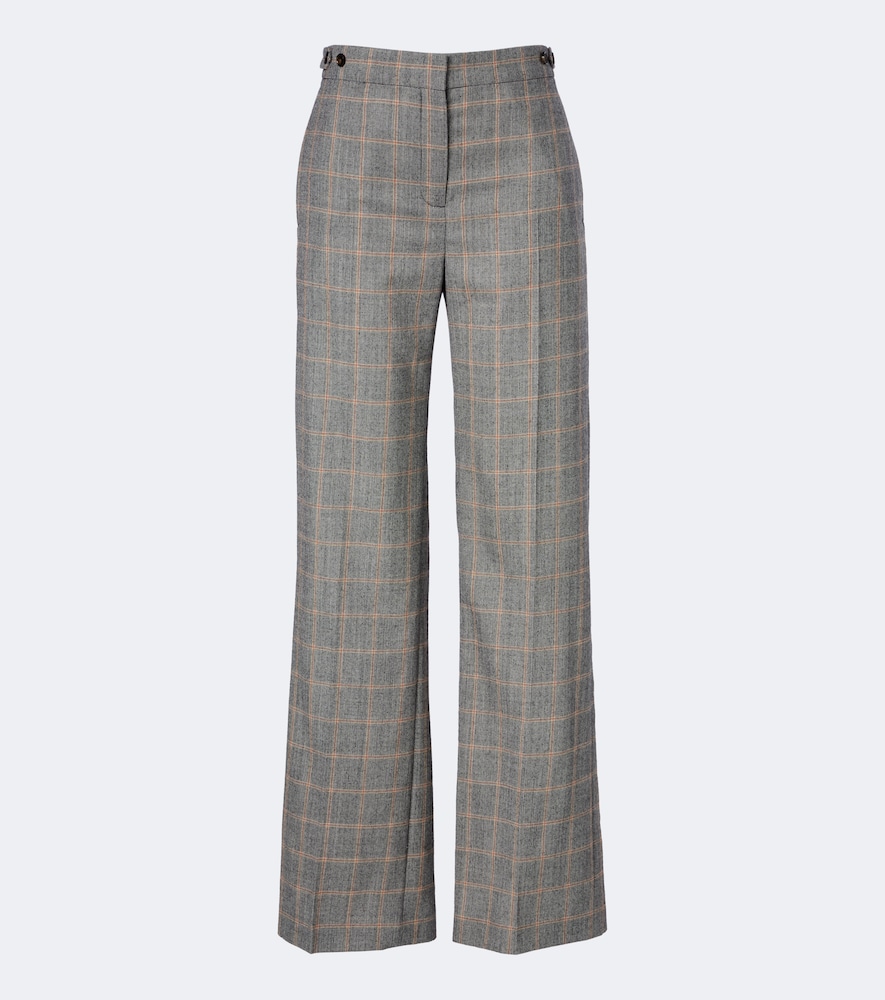 Weite Hose aus Wolle