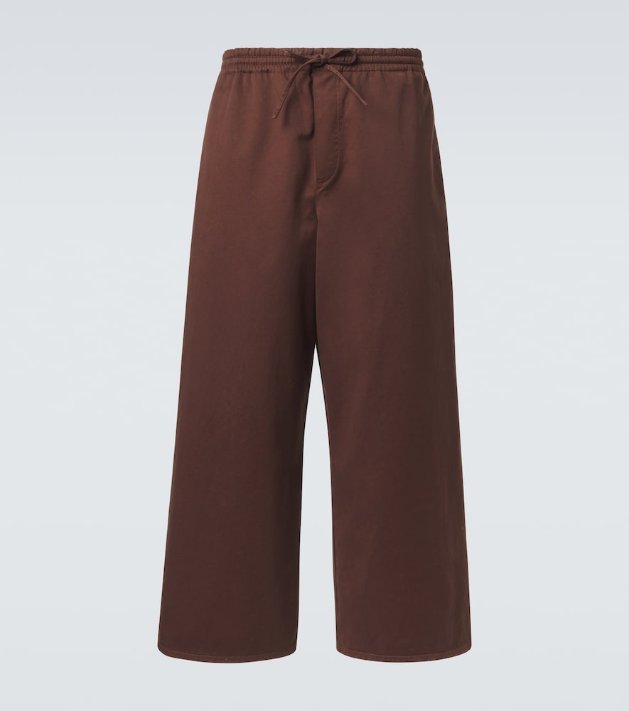 Loewe Paula's Ibiza cotton-blend wide-leg pants
