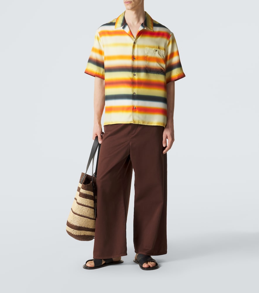 Paula'S Ibiza Cotton-Blend Wide-Leg Pants