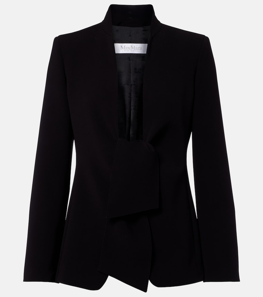 Max Mara Women's Black Cady Jacket UK Size 18 - Mytheresa