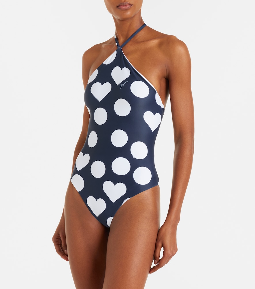 Jacquemus Jacquemus Bastide Printed Halterneck Swimsuit 