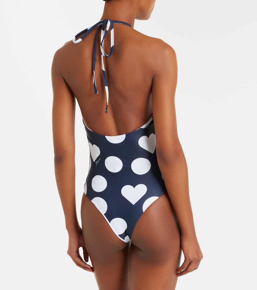  Jacquemus Jacquemus Bastide Printed Halterneck Swimsuit 